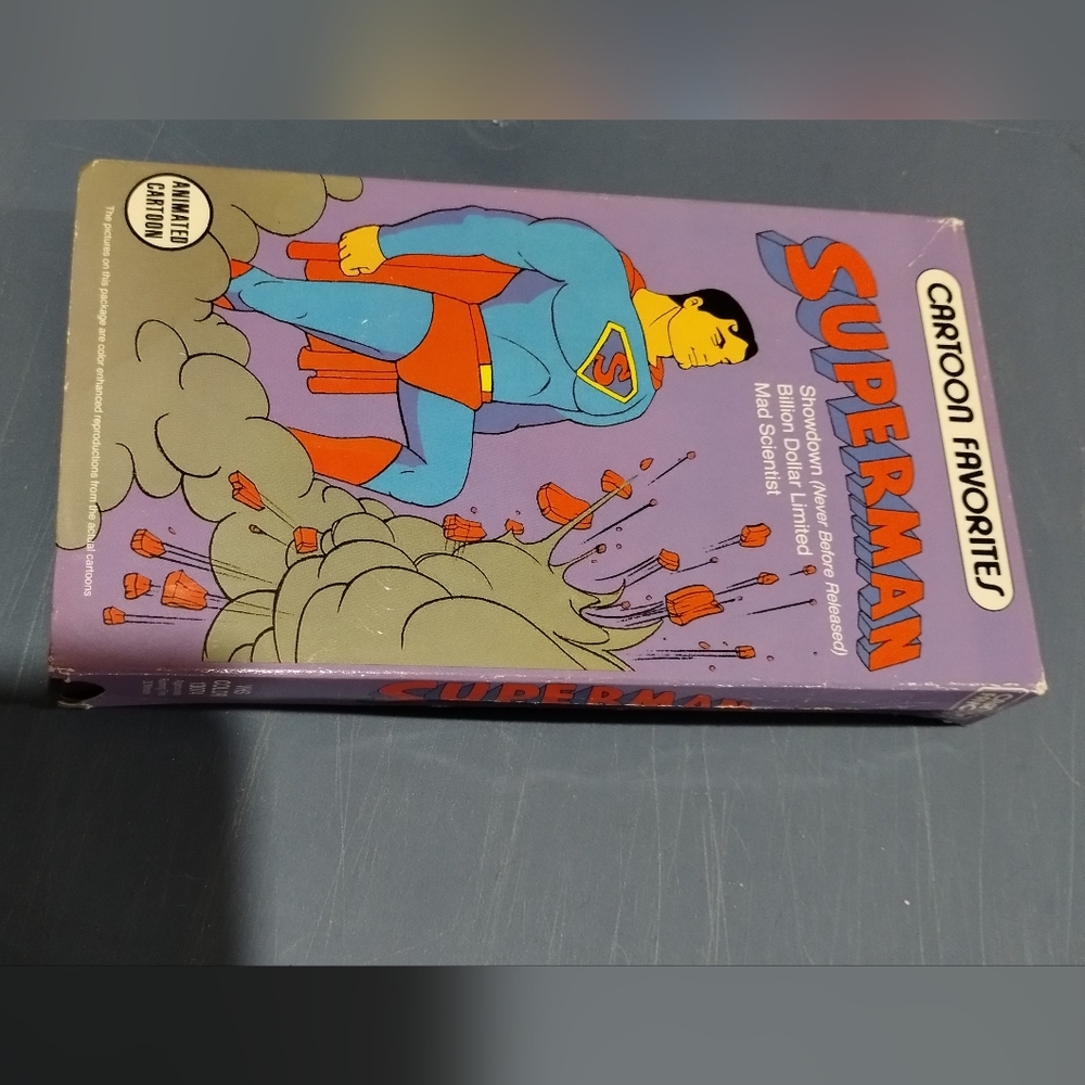 Classic Cartoons Superman VHS POOS